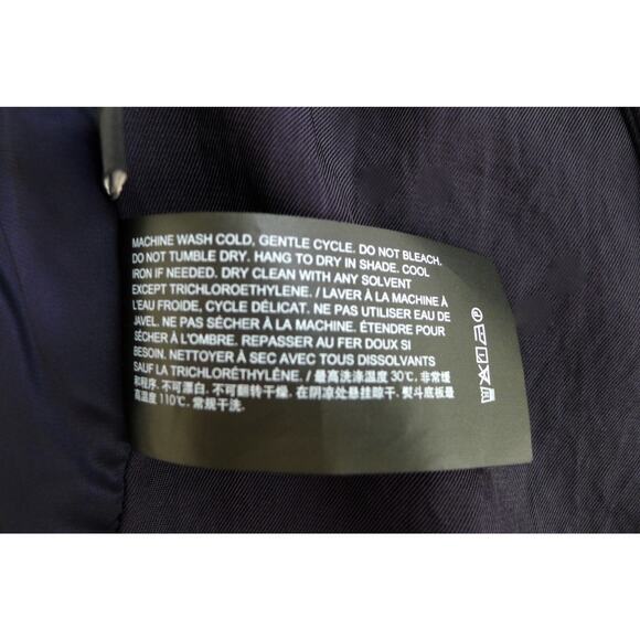 THEORY Elastic Back Washed Twill Belted Jacket Blazer Machine Washable 12 $425 - Picture 12 of 14